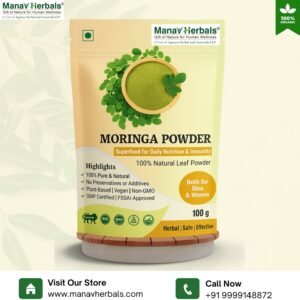 Organic Moringa Powder – The Daily Superfood by Manav Herbals
